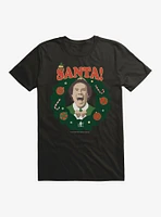 Elf Santa Buddy Wreathe T-Shirt