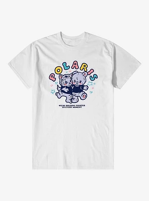 Polaris Cat & Bear Boyfriend Fit Girls T-Shirt