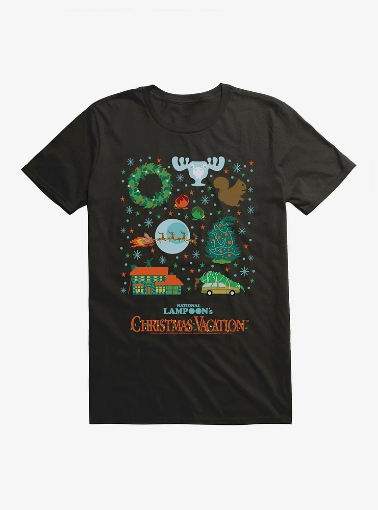 National Lampoon's Christmas Vacation Icons T-Shirt