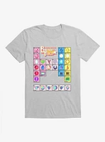 Steven Universe Periodic Gem Table T-Shirt