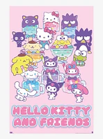 Hello Kitty And Friends Sweet Drink Poster