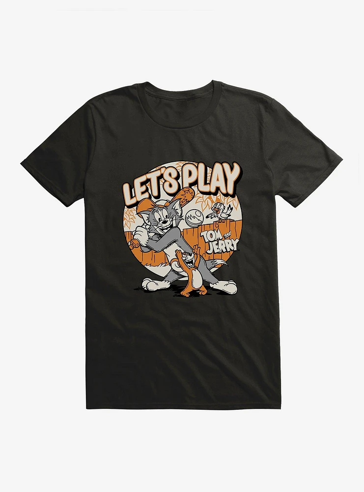 Tom and Jerry Let's Play Baseball T-Shirt