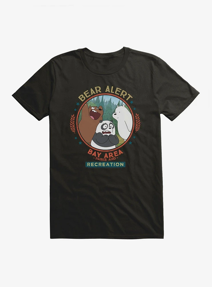 We Bare Bears Bear Alert Bay Area Parks T-Shirt