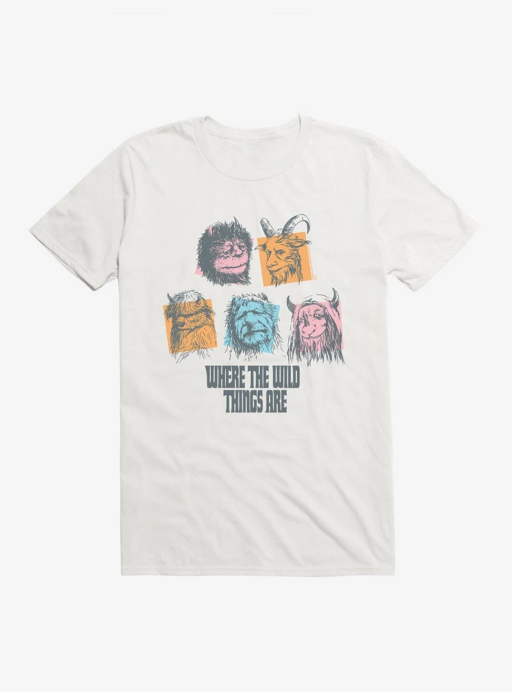 Where The Wild Things Are Monster Squares T-Shirt