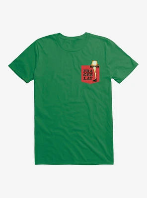 A Christmas Story Frageelay Faux Pocket T-Shirt