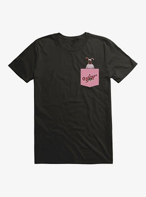 A Christmas Story Deranged Bunny Faux Pocket T-Shirt