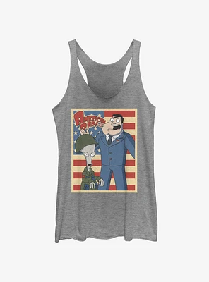 American Dad Stan & Roger Girls Tank