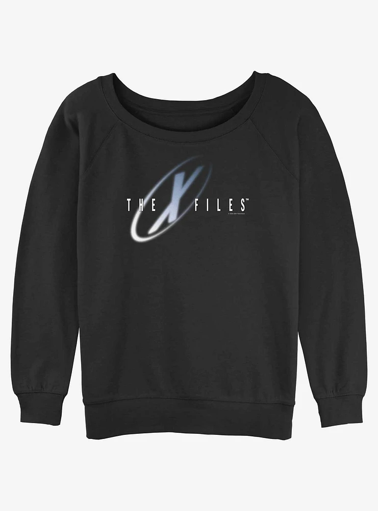 The X-Files Logo Girls Slouchy Sweatshirt