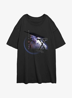 The X-Files From Outer Space Girls Oversized T-Shirt