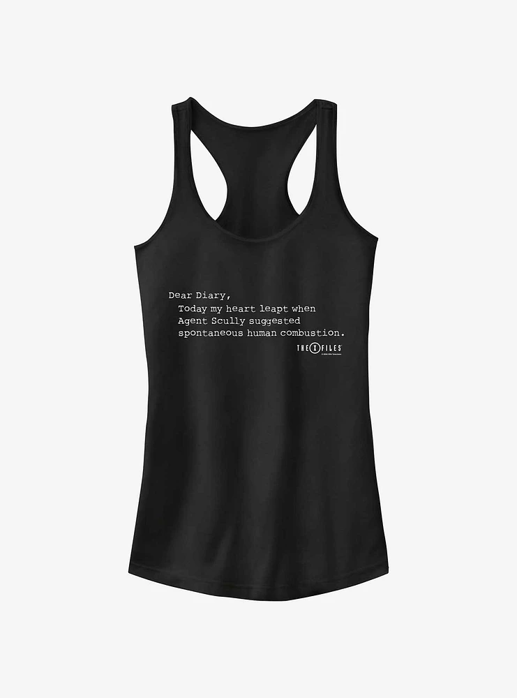 The X-Files Dear Diary Girls Tank