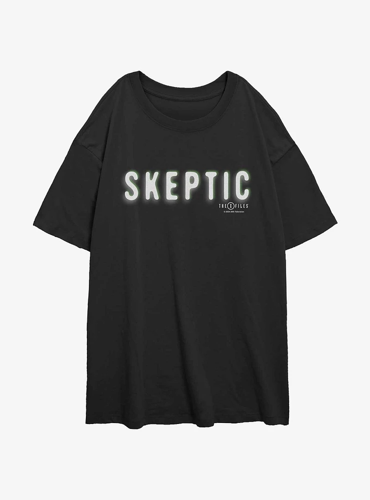 The X-Files Skeptic Girls Oversized T-Shirt