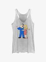 American Dad Stan & Fran Pose Girls Tank