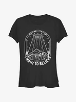 The X-Files I Want To Believe Girls T-Shirt