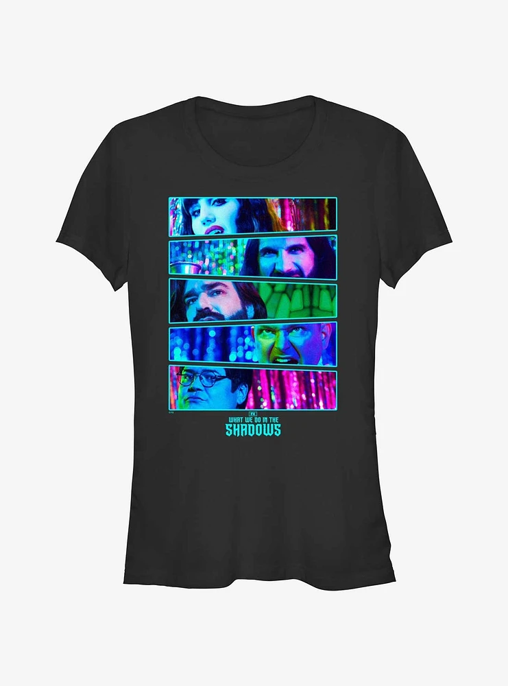 What We Do The Shadows Neon Vampires Girls T-Shirt