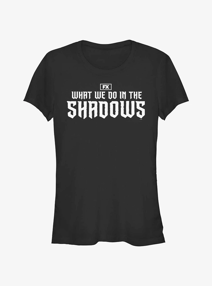 What We Do The Shadows Logo Girls T-Shirt