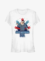 American Dad Good Morning USA Girls T-Shirt