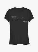 The X-Files Dear Diary Girls T-Shirt