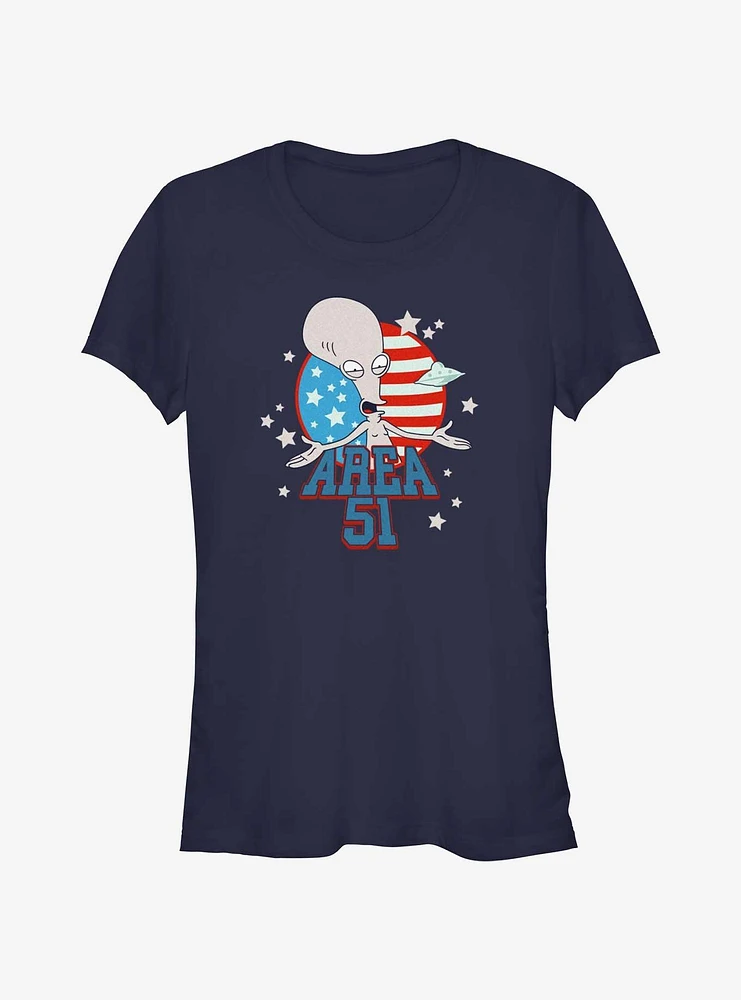 American Dad Area 51 Girls T-Shirt