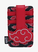 Loungefly Naruto Shippuden Akatsuki Clouds Allover Print Cardholder