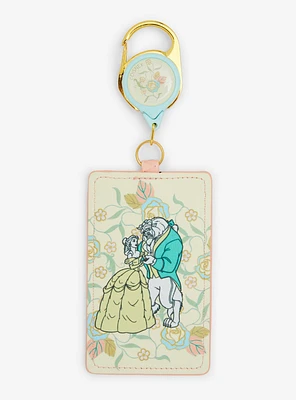 Loungefly Disney Beauty and the Beast Pastel Dance Retractable Lanyard