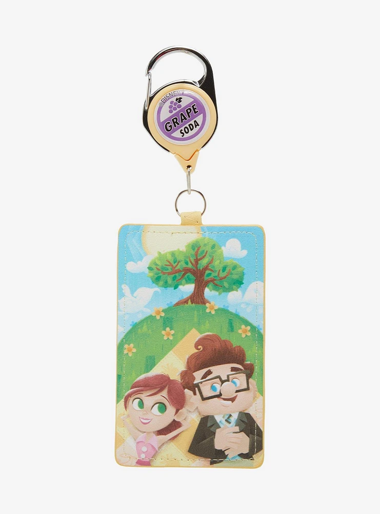 Loungefly Disney Pixar Up Young Carl & Ellie Picnic Retractable Lanyard