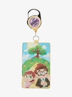 Loungefly Disney Pixar Up Young Carl & Ellie Picnic Retractable Lanyard