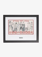 One Piece Straw Hat Crew Framed Wall Art