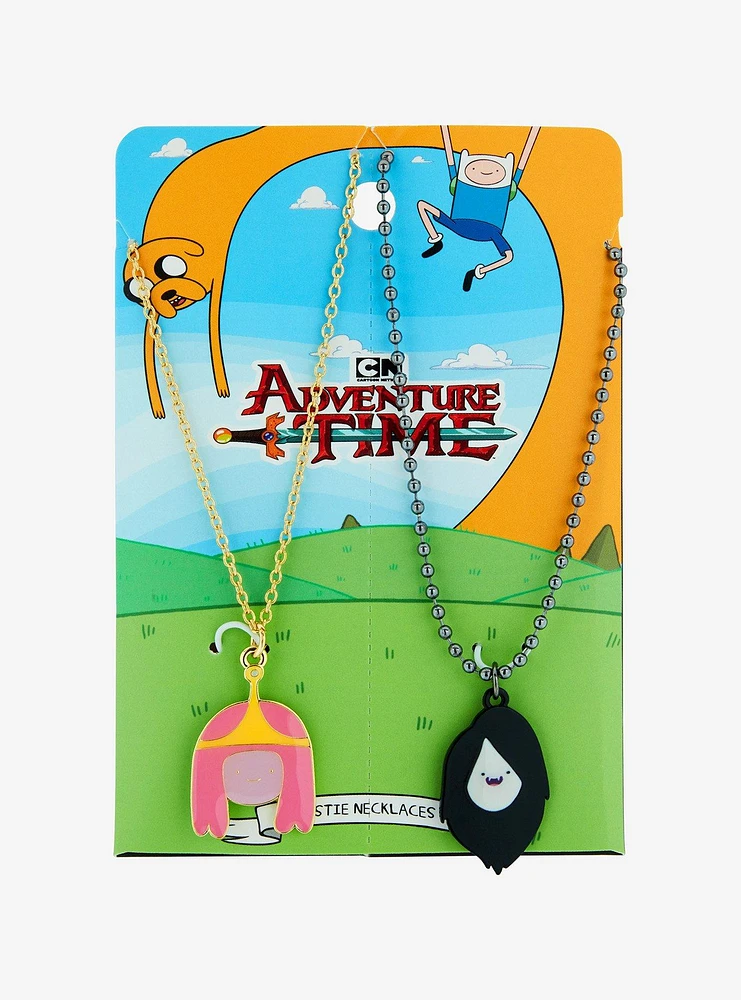 Adventure Time Marceline & Princess Bubblegum Best Friend Necklace Set