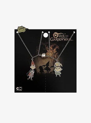 Over The Garden Wall Wirt & Greg Magnetic Best Friend Necklace Set