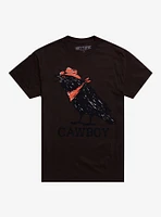 Crow Cowboy T-Shirt By Triagus