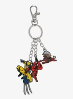 Marvel Deadpool & Wolverine Multi-Charm Key Chain