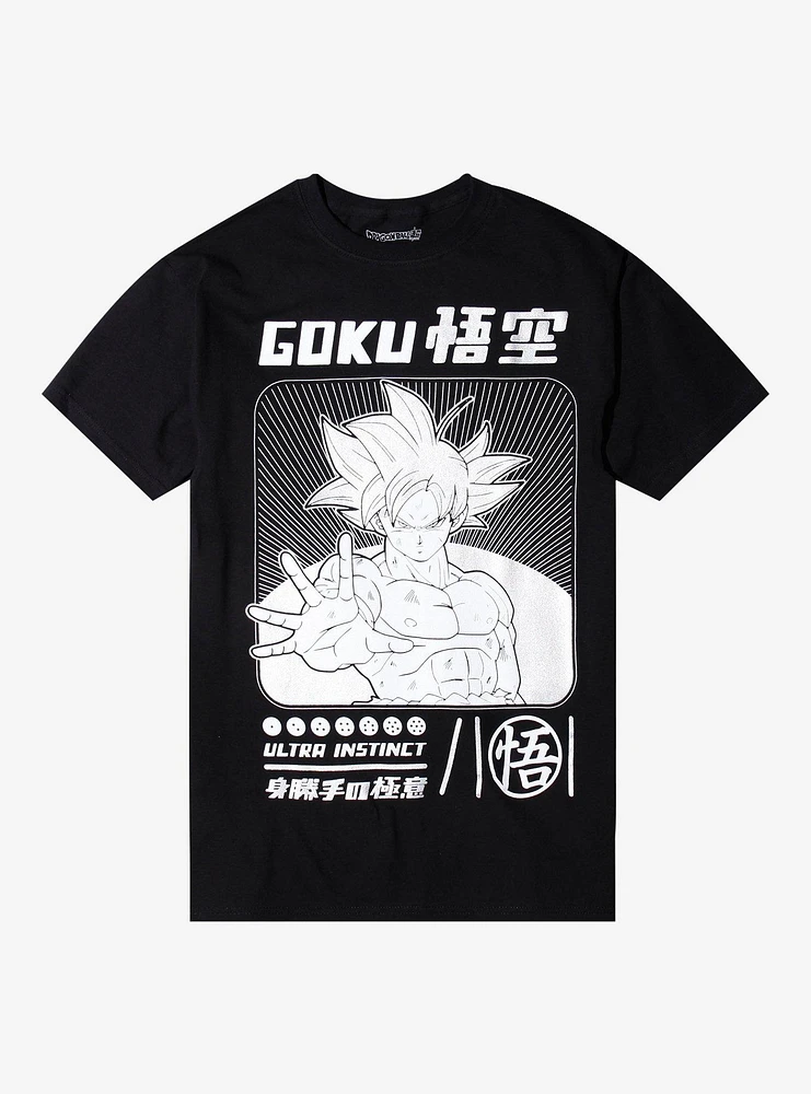 Dragon Ball Super Goku Ultra Instinct Metallic T-Shirt