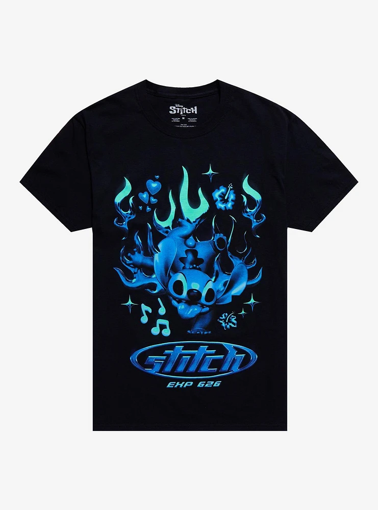 Disney Stitch Flames T-Shirt