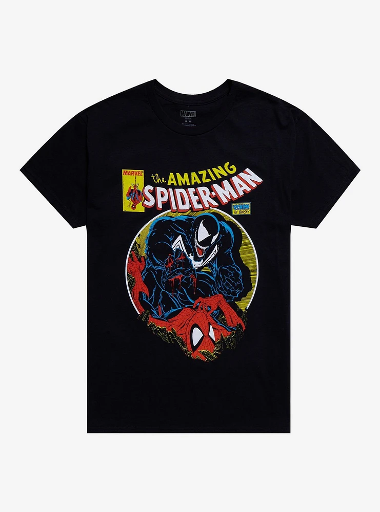 Marvel The Amazing Spider-Man Venom Comic Cover T-Shirt