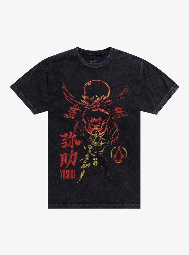 Assassin's Creed Shadows Yasuke Mineral Wash T-Shirt