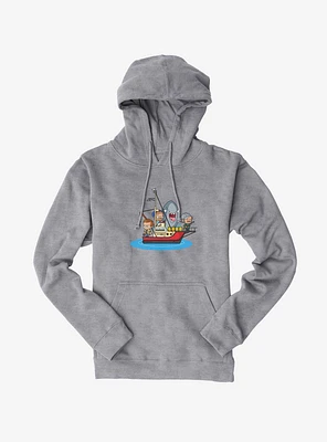 Universal Jaws Boat Crew Kawaii Hoodie