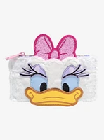 Loungefly Disney Daisy Duck Figural Faux Fur Cardholder