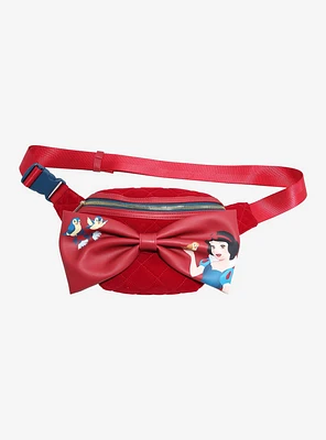 Loungefly Disney Snow White and the Seven Dwarfs Velvet Quilted Belt Bag