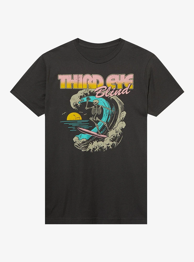 Third Eye Blind Skeleton Surfing T-Shirt