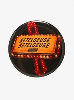 Beetlejuice Sign 3 Inch Button