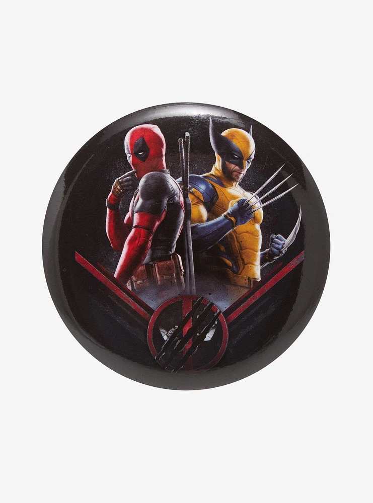 Marvel Deadpool & Wolverine Duo 3 Inch Button