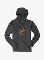 Harry Potter Hogwarts Emblem Glitter Hoodie