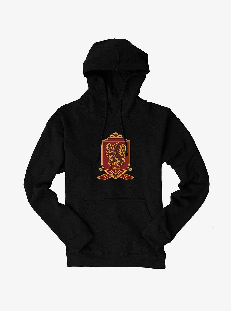 Harry Potter Gryffindor Quidditch Crest Hoodie