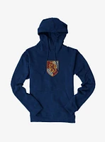 Harry Potter Gryffindor Checkered Shield Hoodie