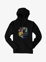 Harry Potter House Colors Shield Hoodie