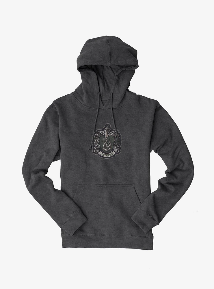 Harry Potter Slytherin Coat Of Arms Hoodie