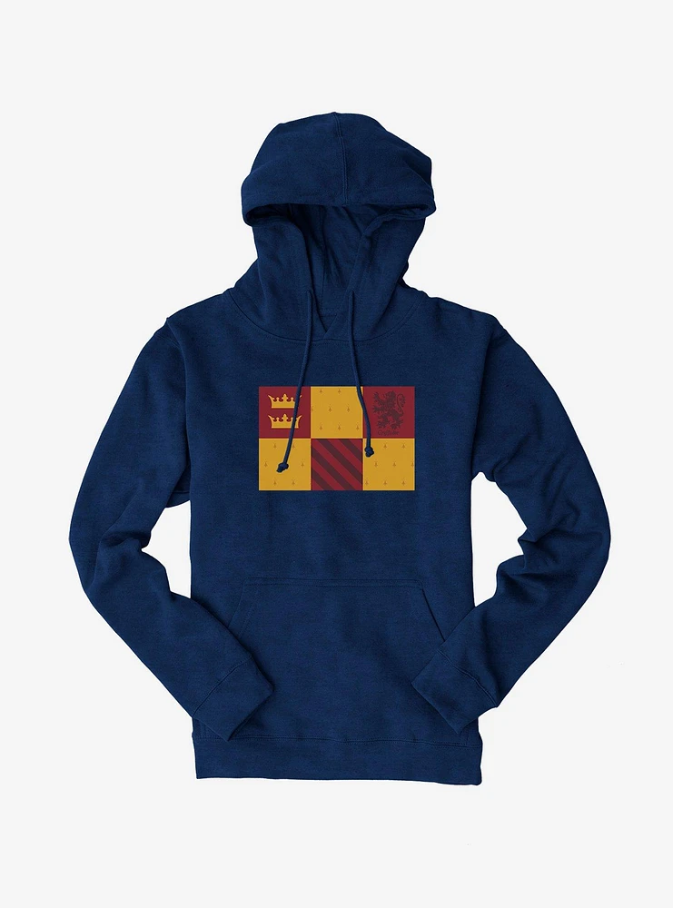 Harry Potter Gryffindor Checkered Patterns Hoodie