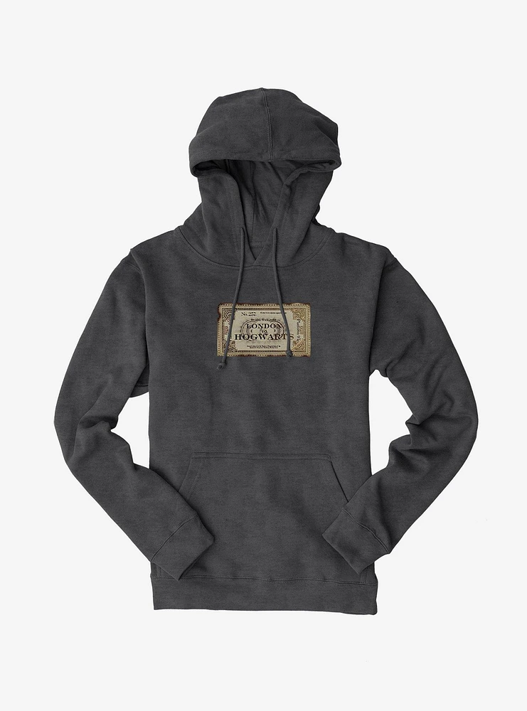 Harry Potter Ticket To Hogwarts Hoodie