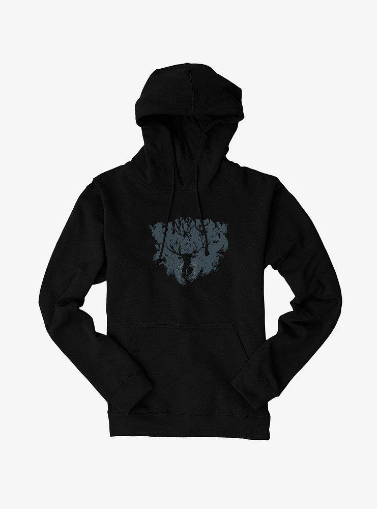 Harry Potter Stag Patronus Outline Hoodie