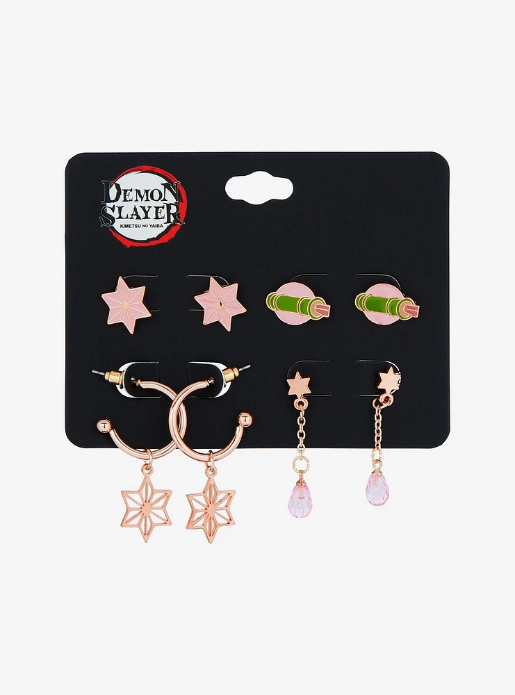 Demon Slayer: Kimetsu No Yaiba Nezuko Icons Earring Set